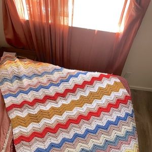 CROCHET 🧶 BLANKET COLORFUL